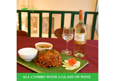 ALL COMBO WITH A GLASS OF WINE